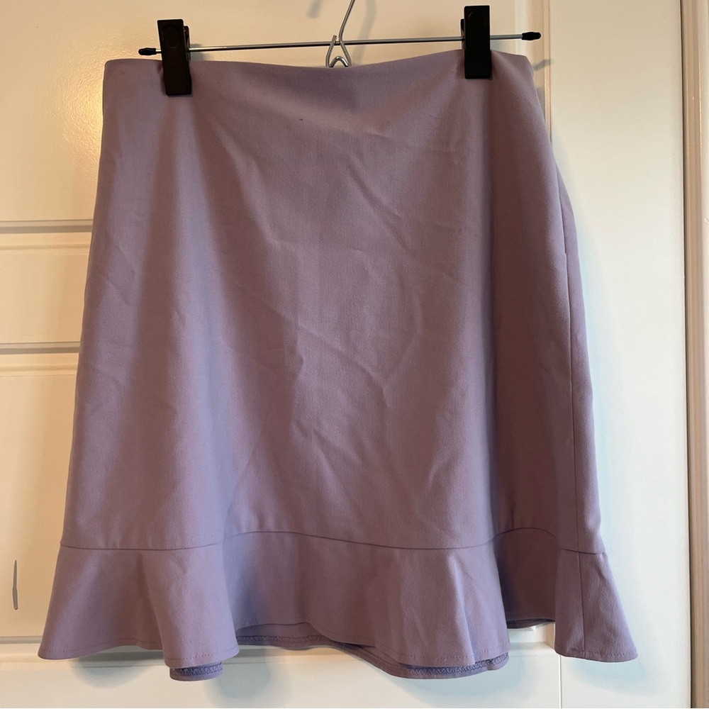 The Limited Purple Knee-Length A-Line Skirt